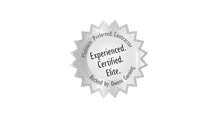 Experience. Certified. Elite. Logo